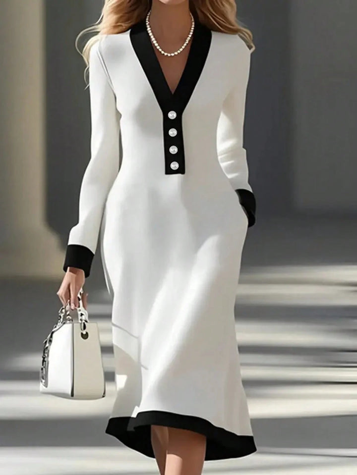 Rochie midi SHEIN, alb
