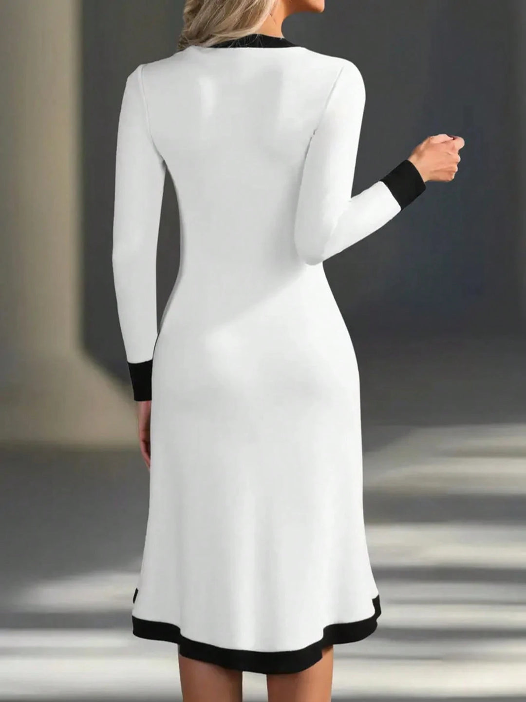 Rochie midi SHEIN, alb