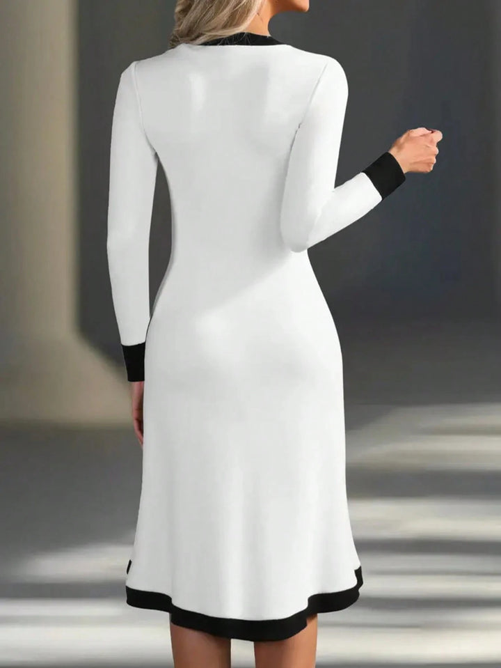 Rochie midi SHEIN, alb