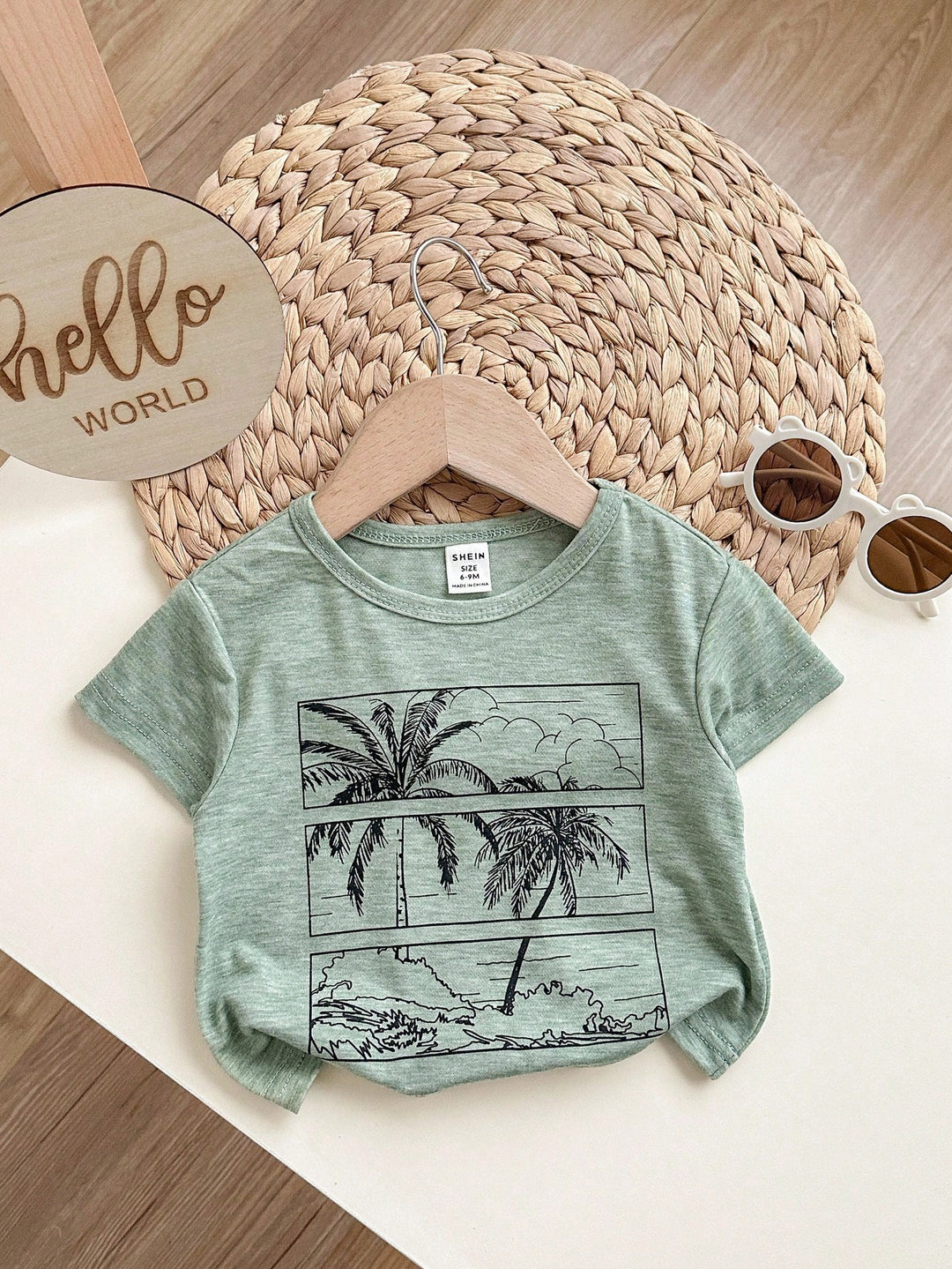 Tricou SHEIN, verde