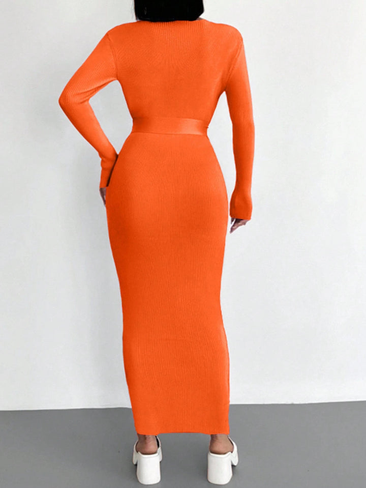 Rochie maxi SHEIN, portocaliu