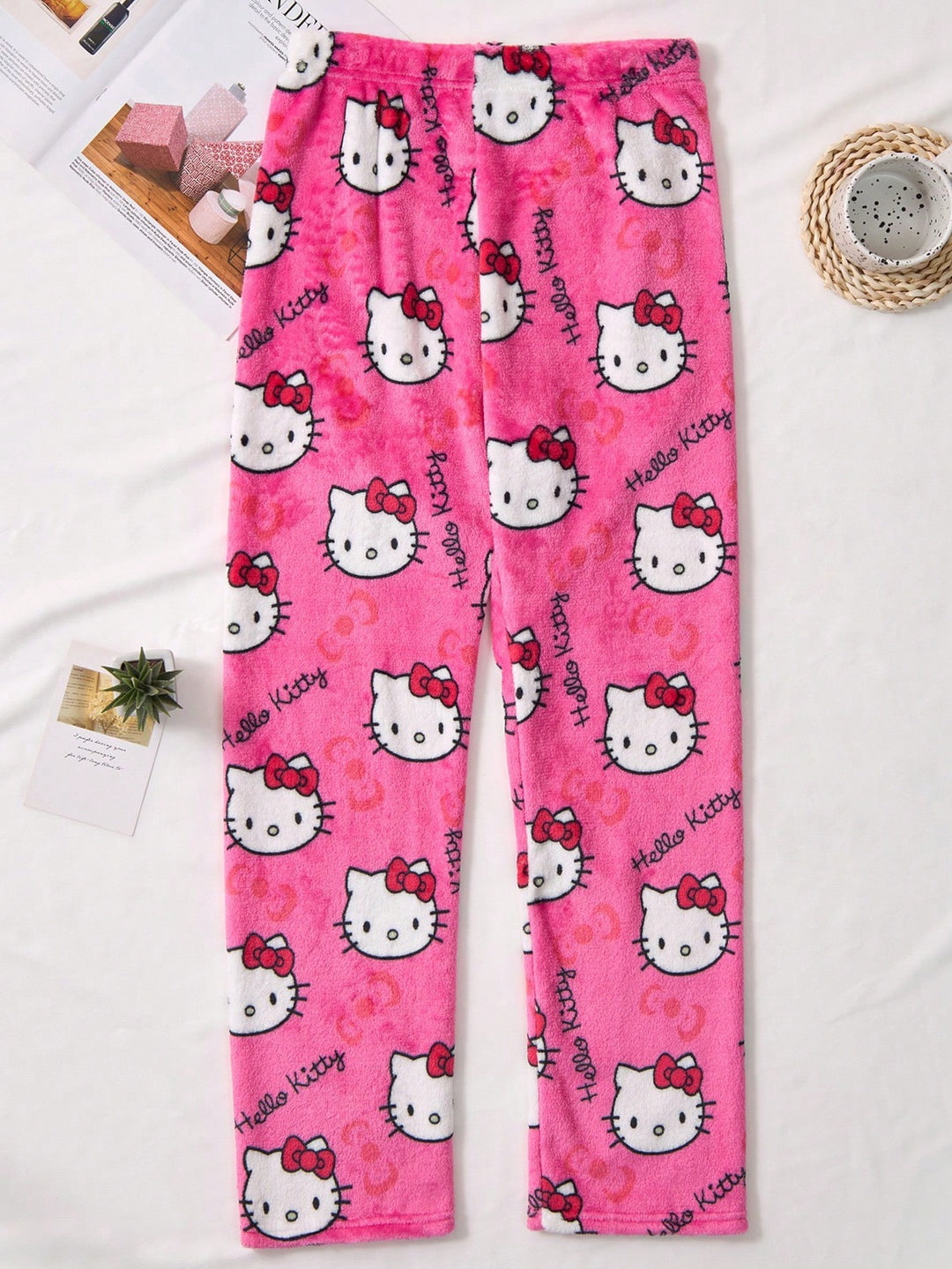 Pantaloni de pijama SHEIN, roz