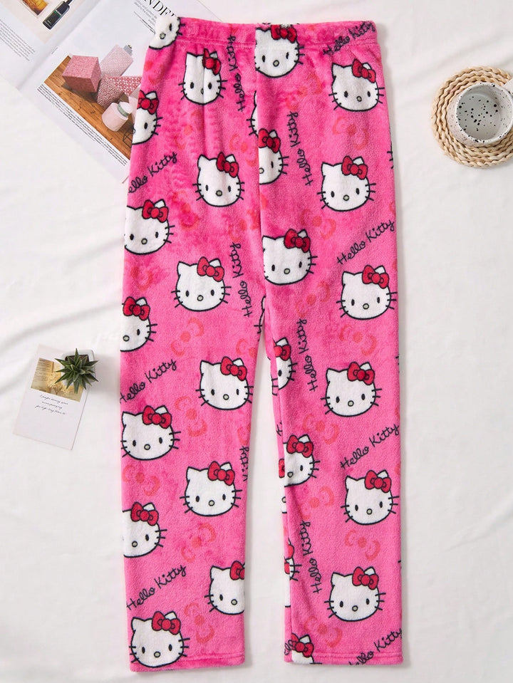 Pantaloni de pijama SHEIN, roz