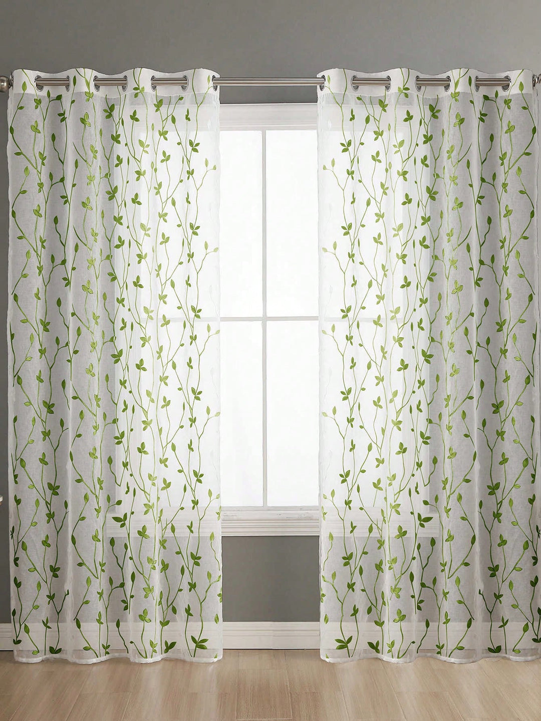 Perdele SHEIN, verde