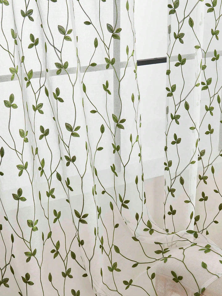 Perdele SHEIN, verde