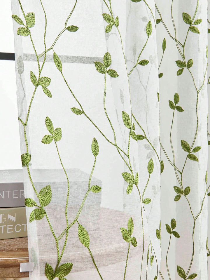 Perdele SHEIN, verde