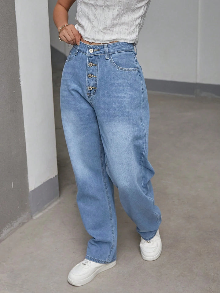 Jeans SHEIN, albastru