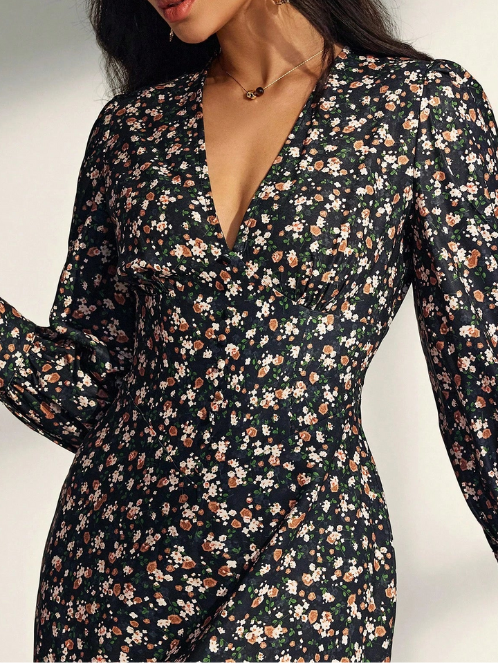 Rochie midi SHEIN, negru
