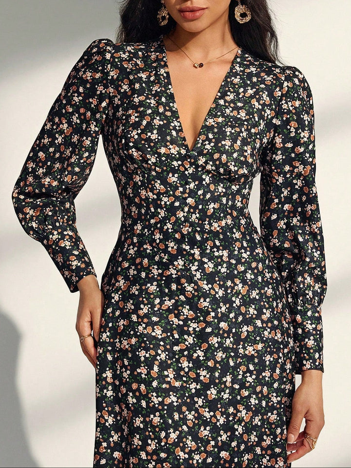 Rochie midi SHEIN, negru