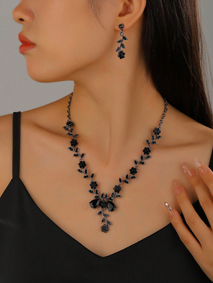 Set colier SHEIN, negru
