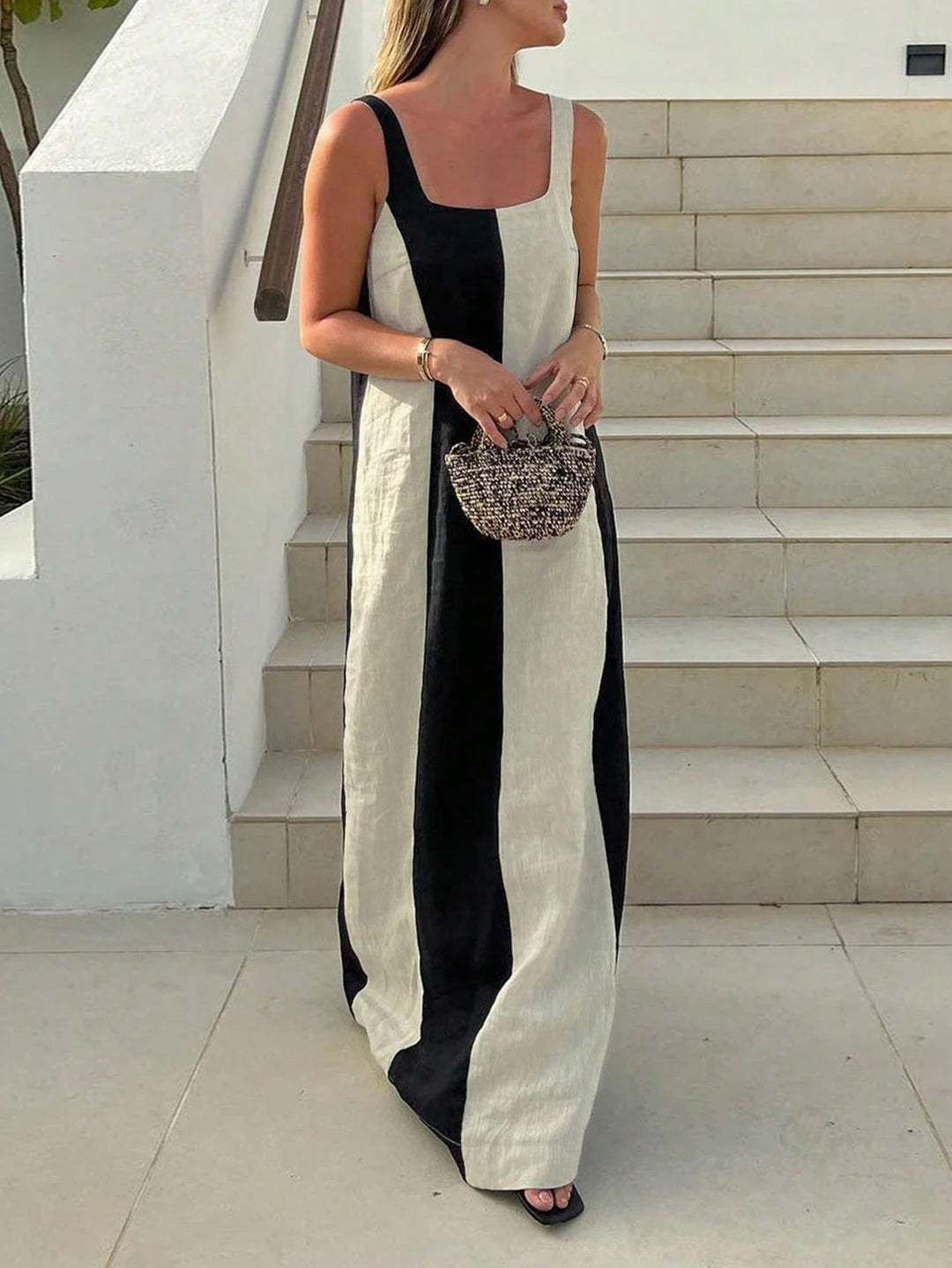 Rochie maxi SHEIN, bej