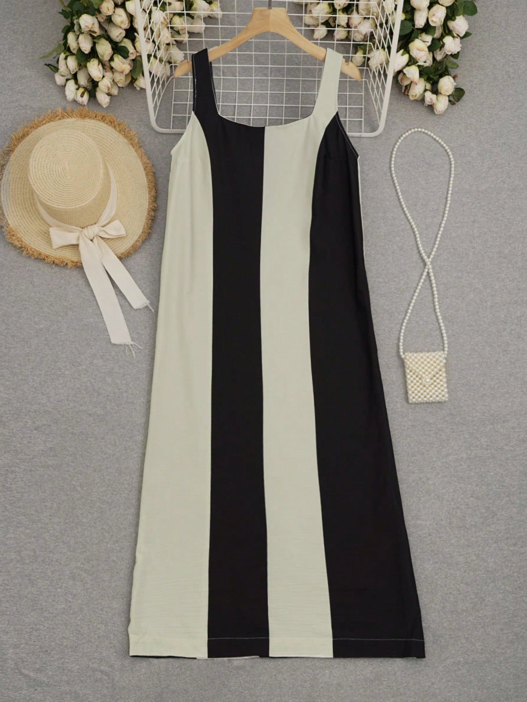 Rochie maxi SHEIN, bej