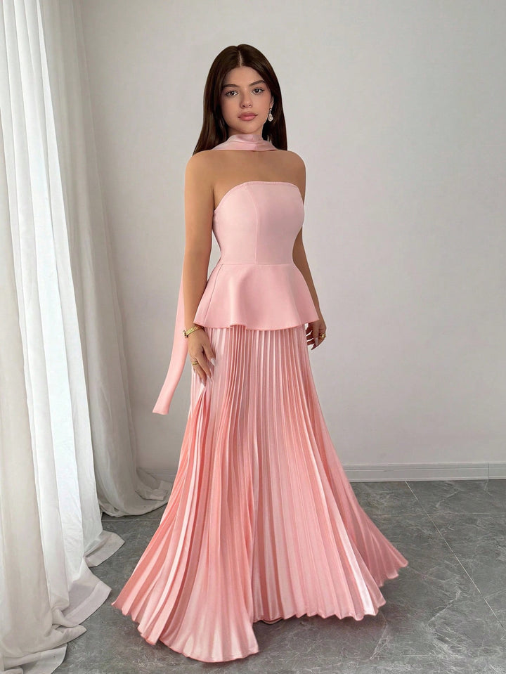 Rochie midi SHEIN, roz