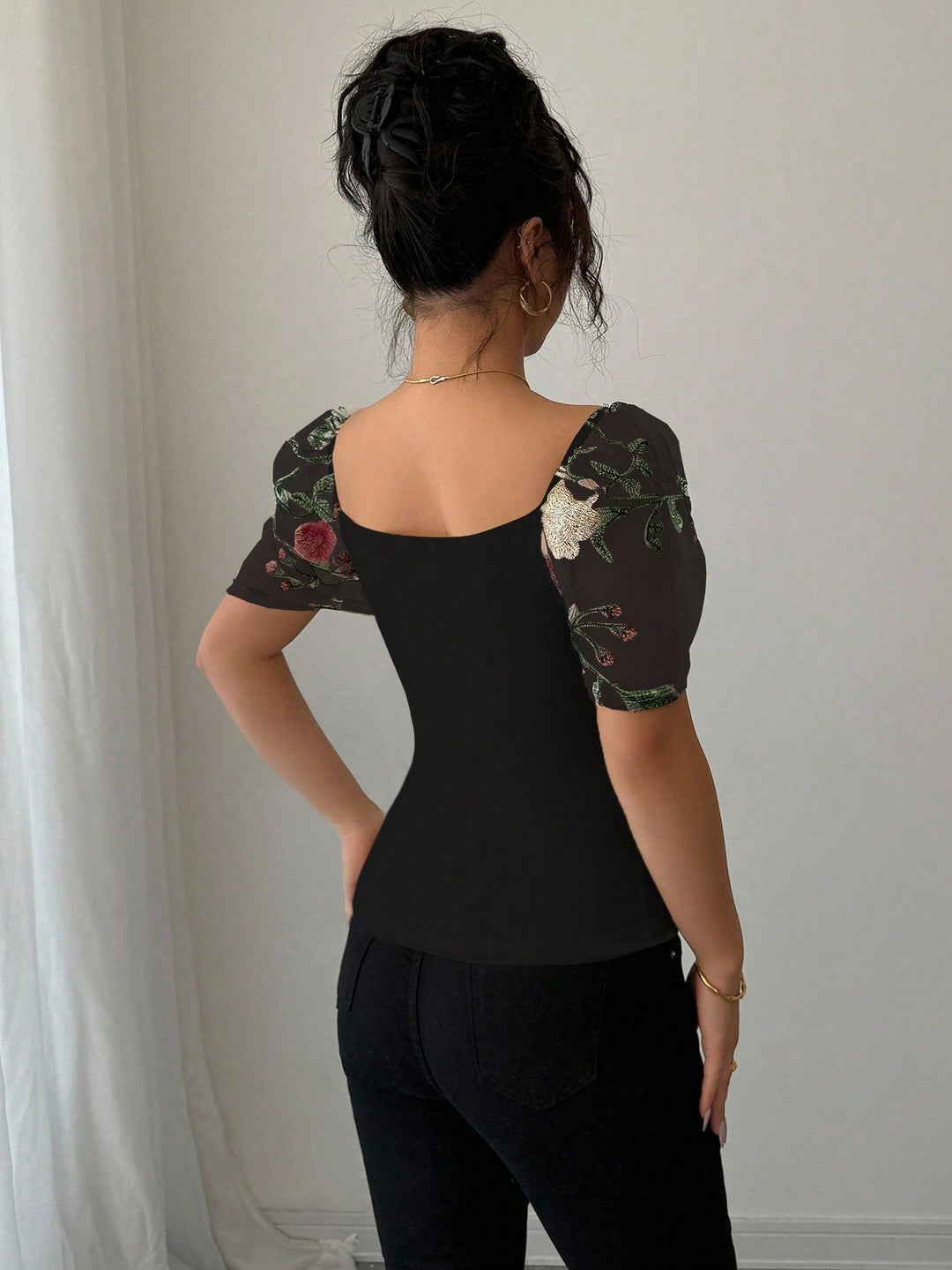 Bluza SHEIN, negru