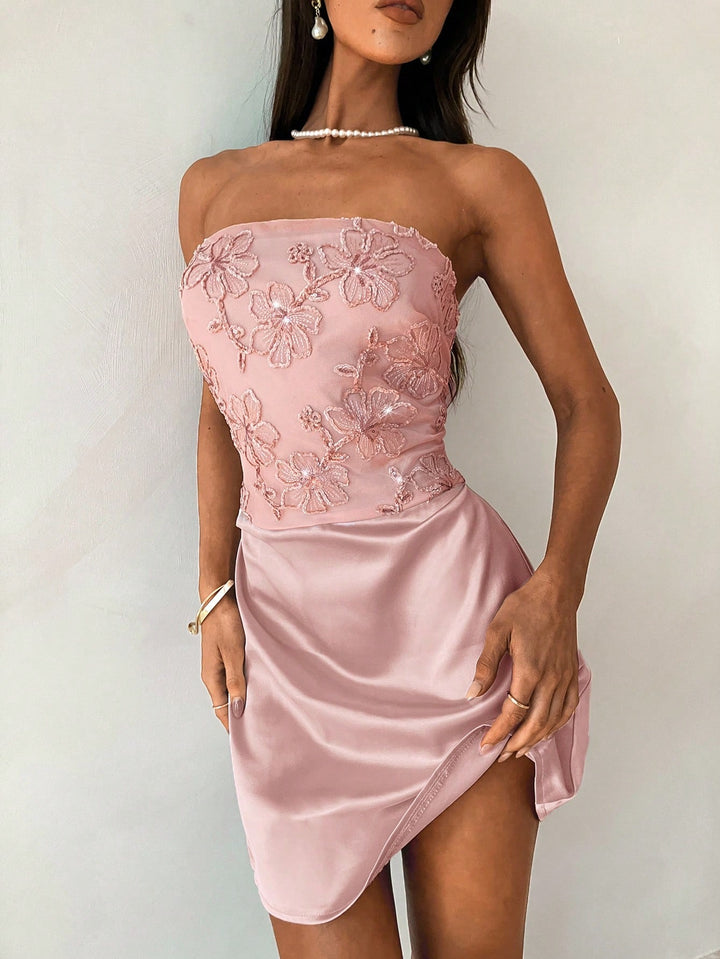 Rochie mini SHEIN, roz