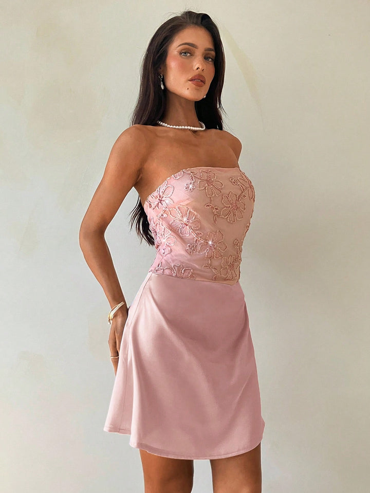 Rochie mini SHEIN, roz