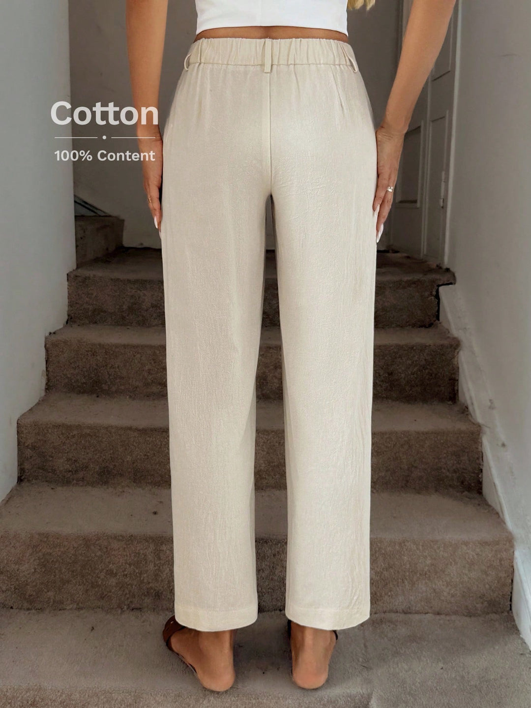 Pantaloni SHEIN, bej