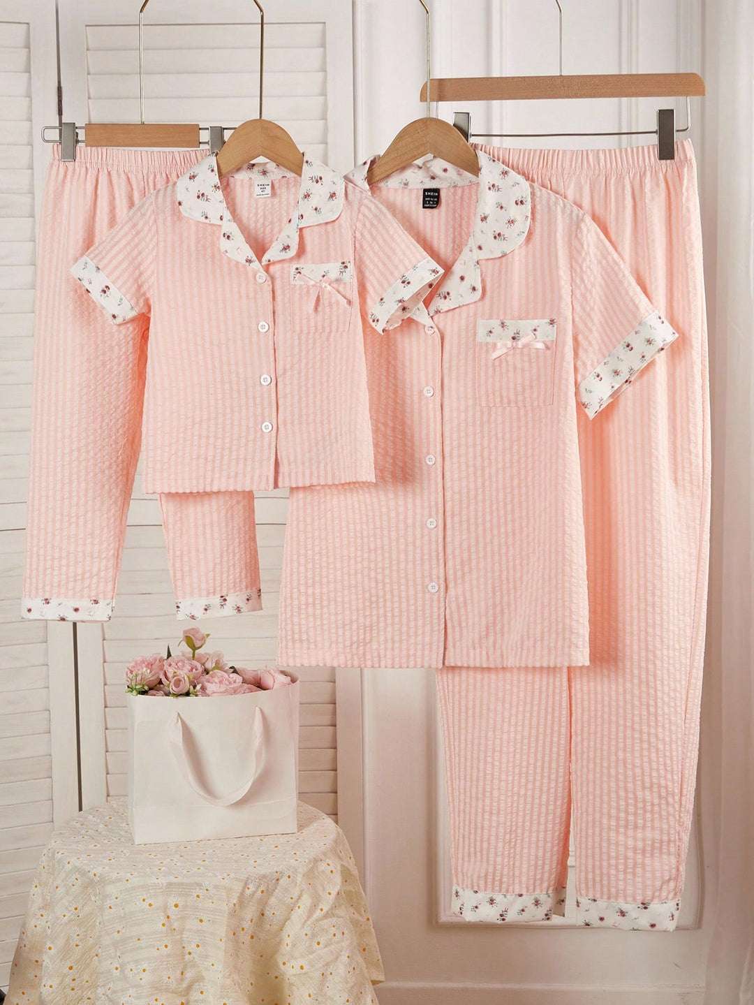 Pijama SHEIN, roz