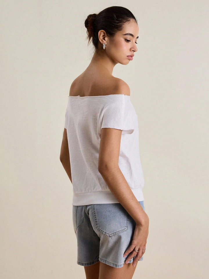 Top SHEIN, alb