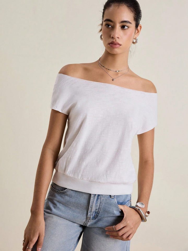 Top SHEIN, alb