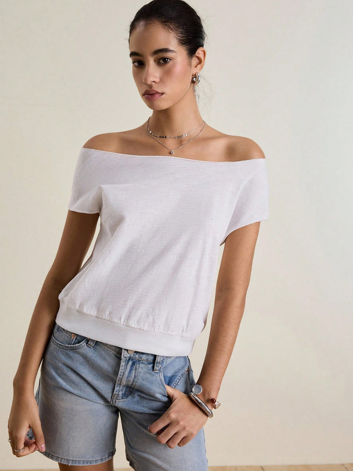 Top SHEIN, alb