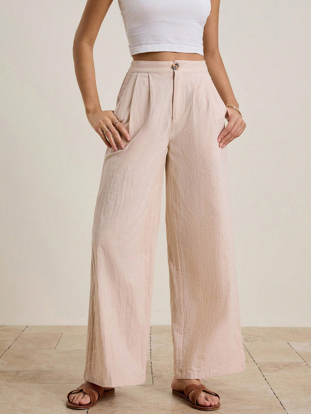 Pantaloni SHEIN, kaki