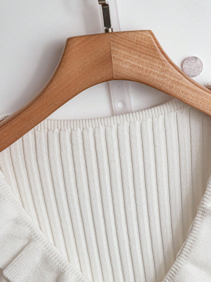 Cardigan SHEIN, alb