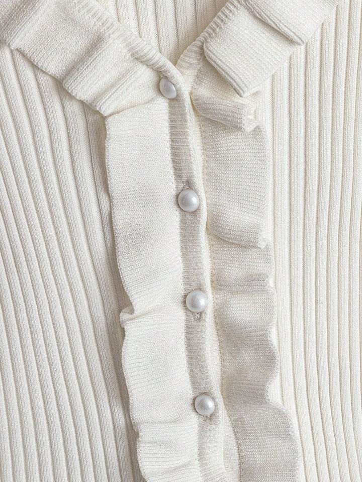 Cardigan SHEIN, alb