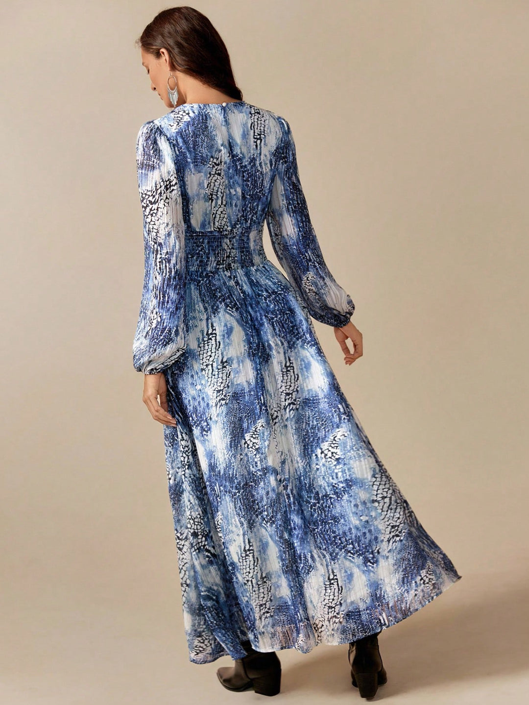 Rochie maxi SHEIN, albastru