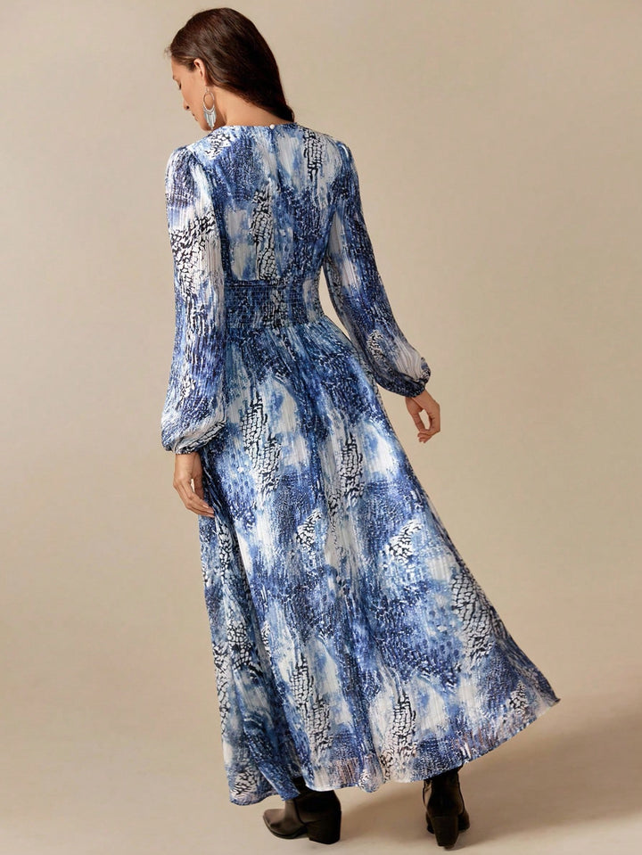 Rochie maxi SHEIN, albastru