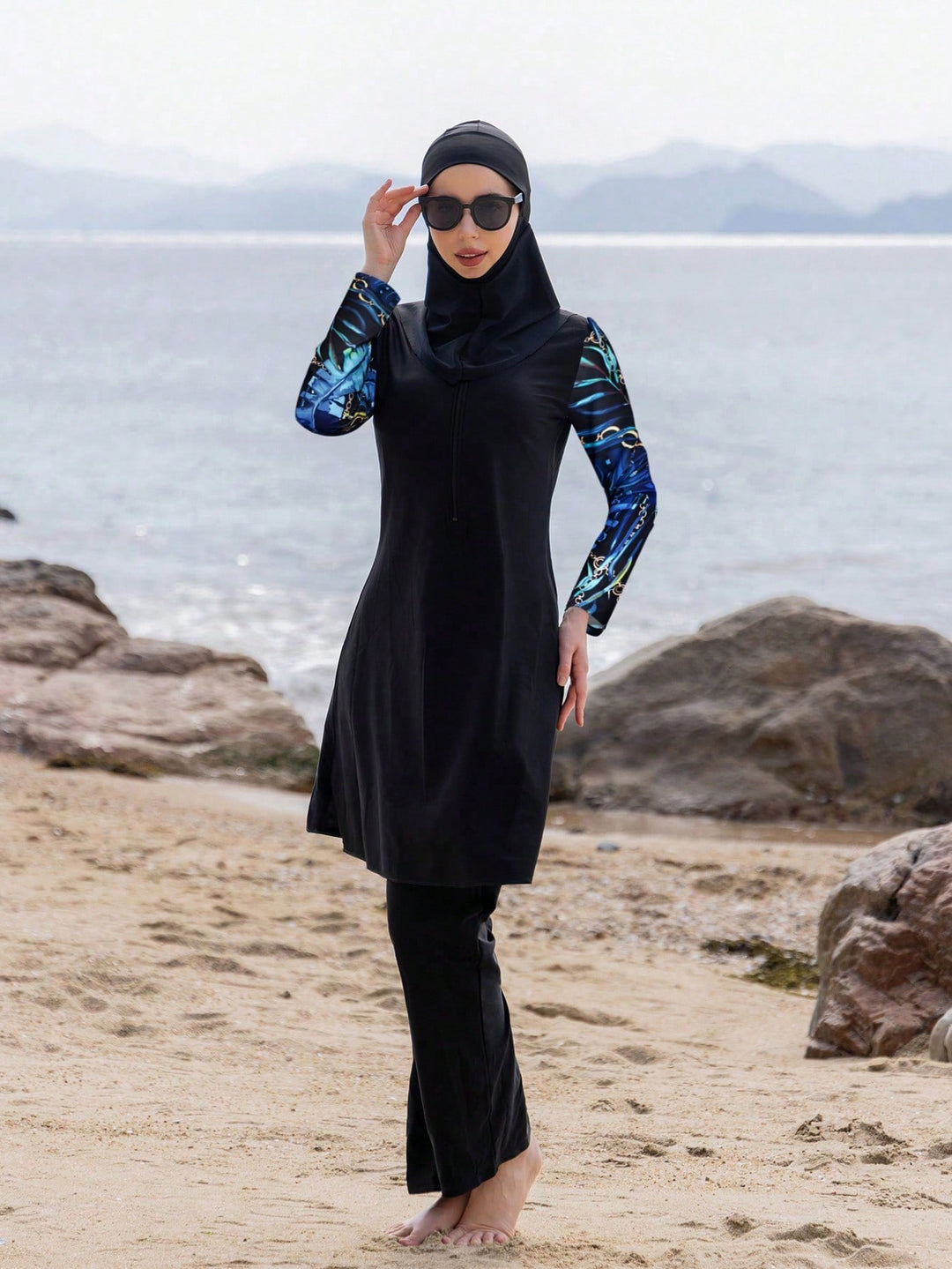 Costum de baie SHEIN, negru