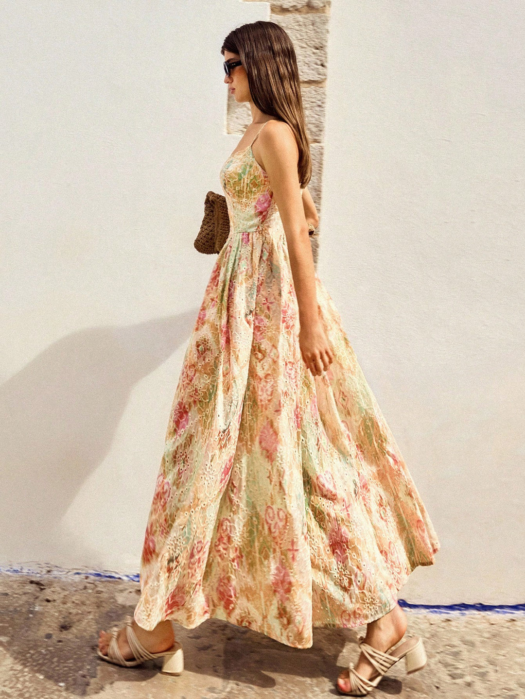 Rochie maxi SHEIN, galben