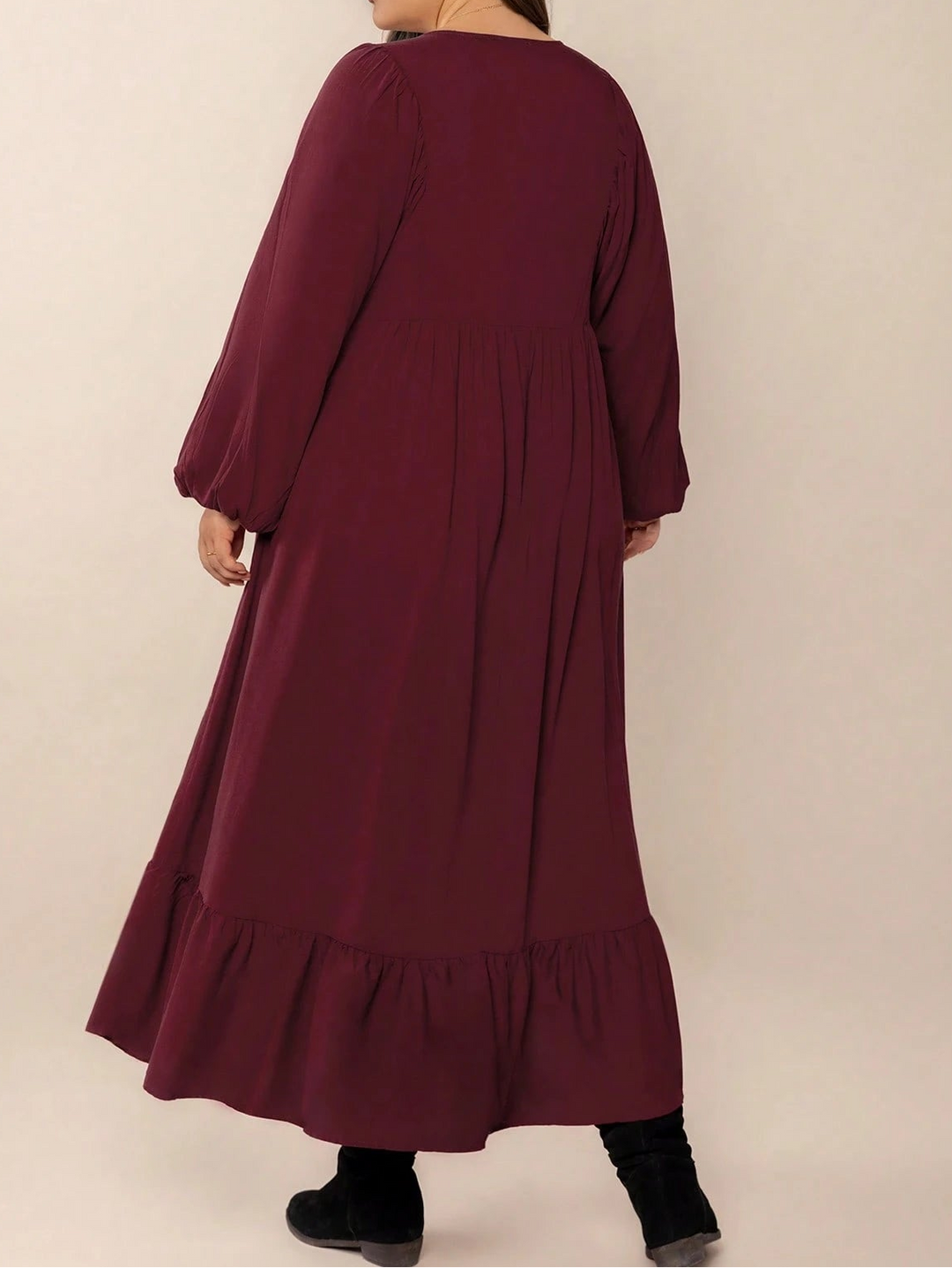 Rochie midi SHEIN, vișiniu