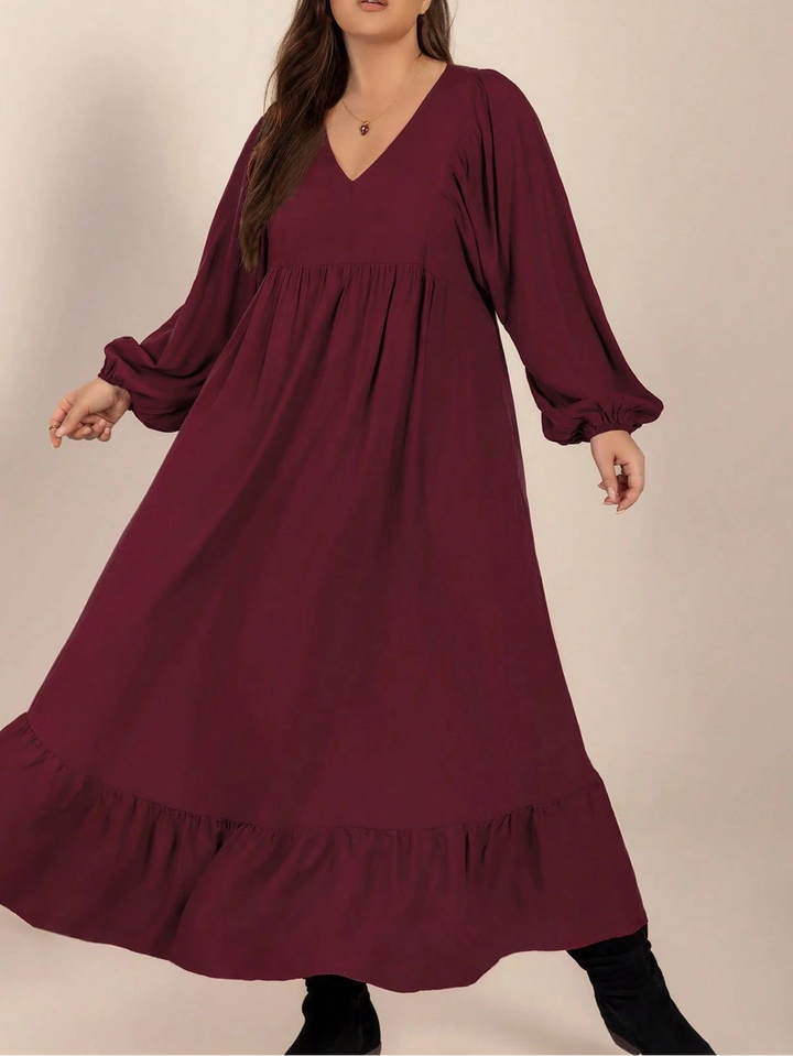 Rochie midi SHEIN, vișiniu