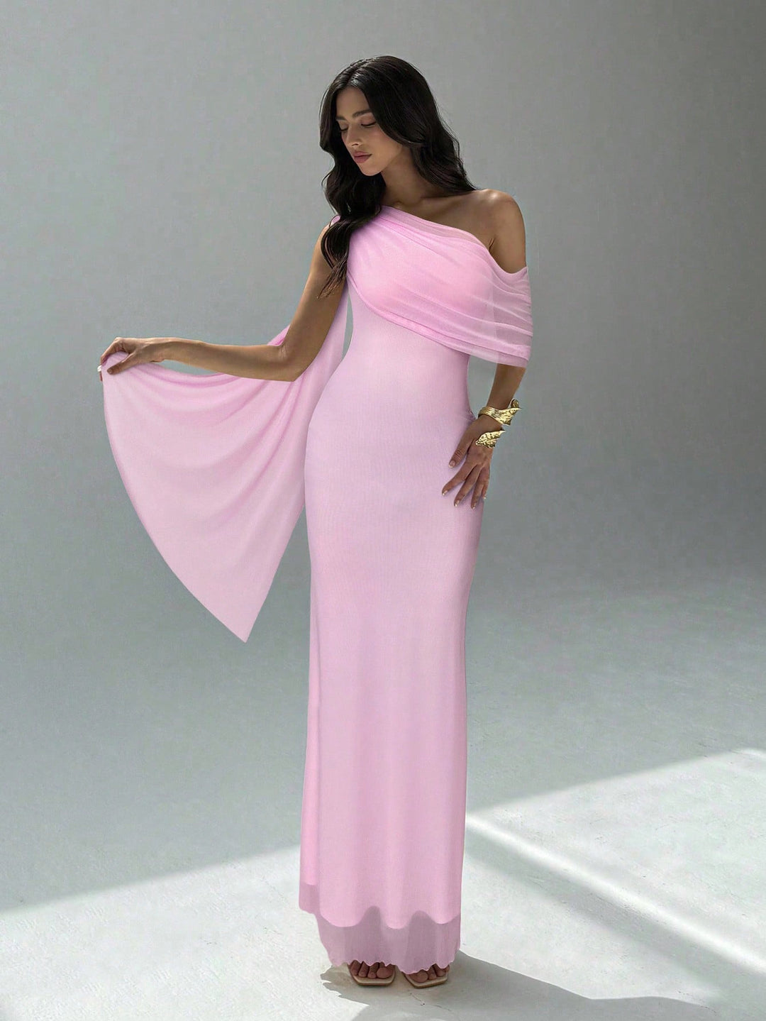 Rochie maxi SHEIN, roz