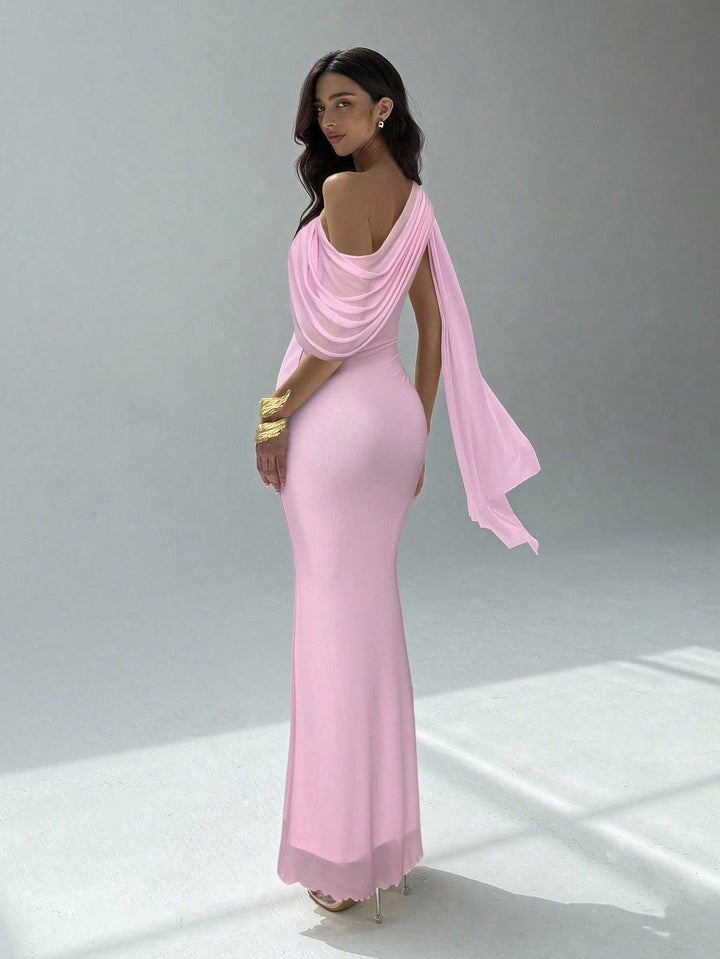Rochie maxi SHEIN, roz