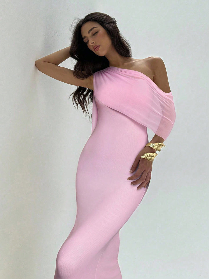 Rochie maxi SHEIN, roz