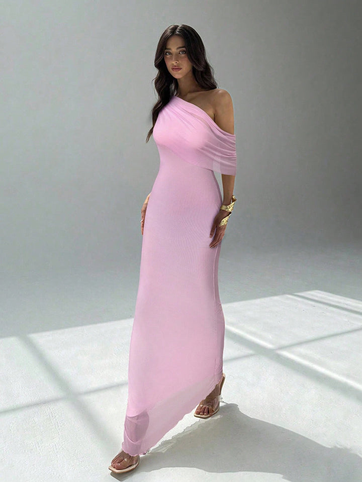 Rochie maxi SHEIN, roz
