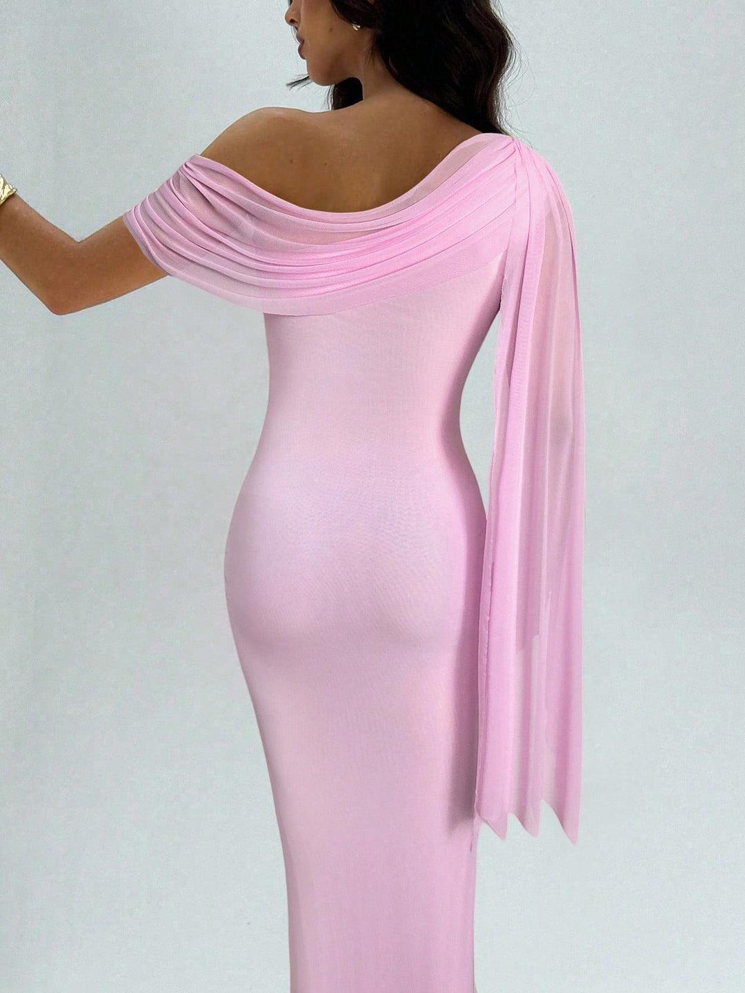 Rochie maxi SHEIN, roz