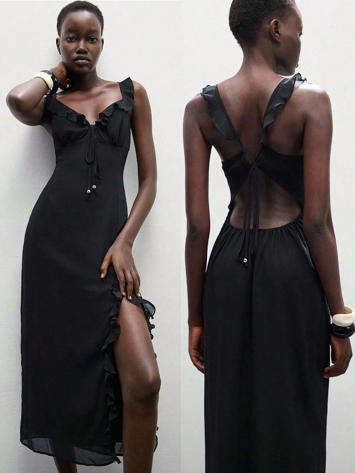 Rochie midi SHEIN, negru