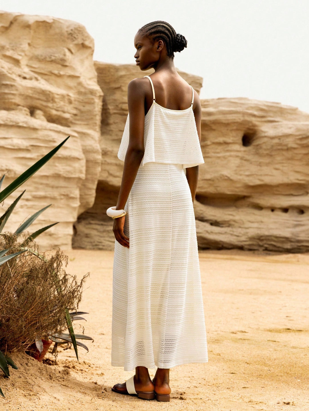Rochie maxi SHEIN, portocaliu