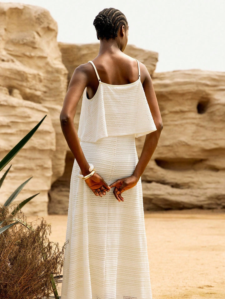 Rochie maxi SHEIN, portocaliu
