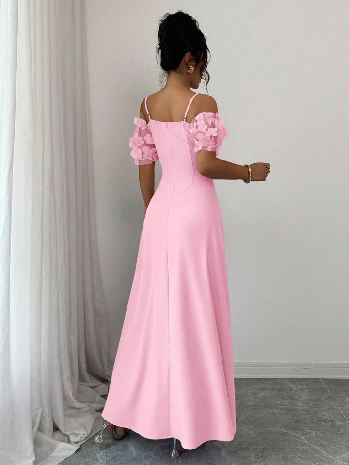 Rochie maxi SHEIN, roz
