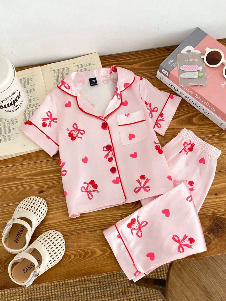 Compleu pijamale SHEIN, roz
