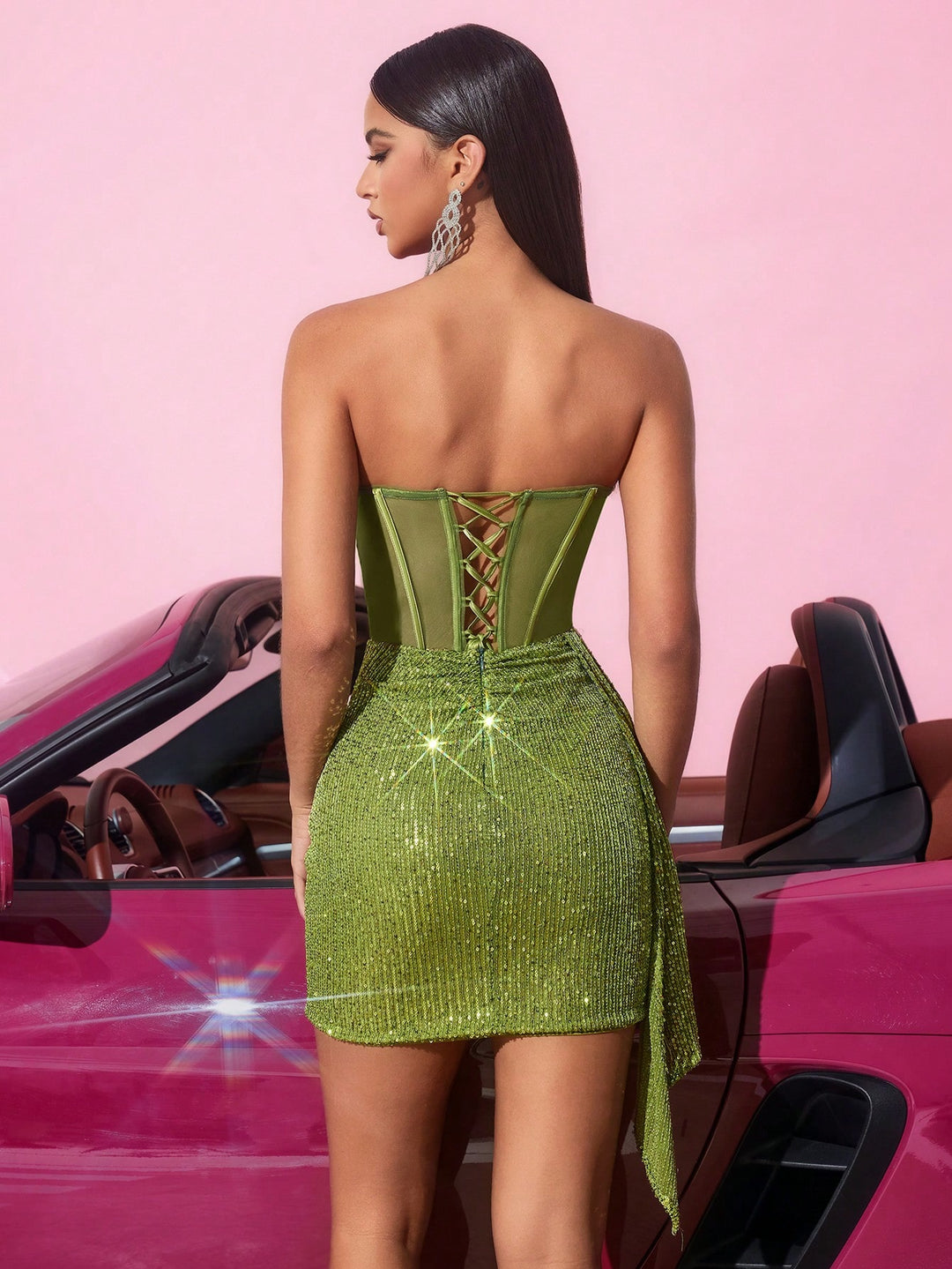 Rochie SHEIN, verde