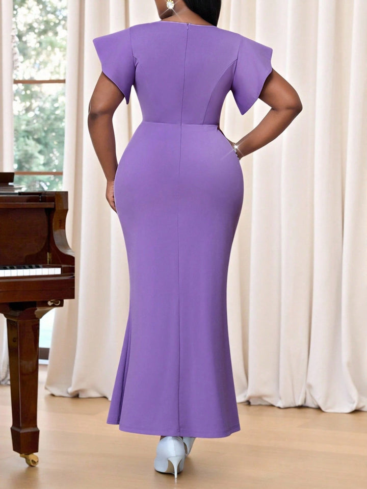 SHEIN lila maxi ruha