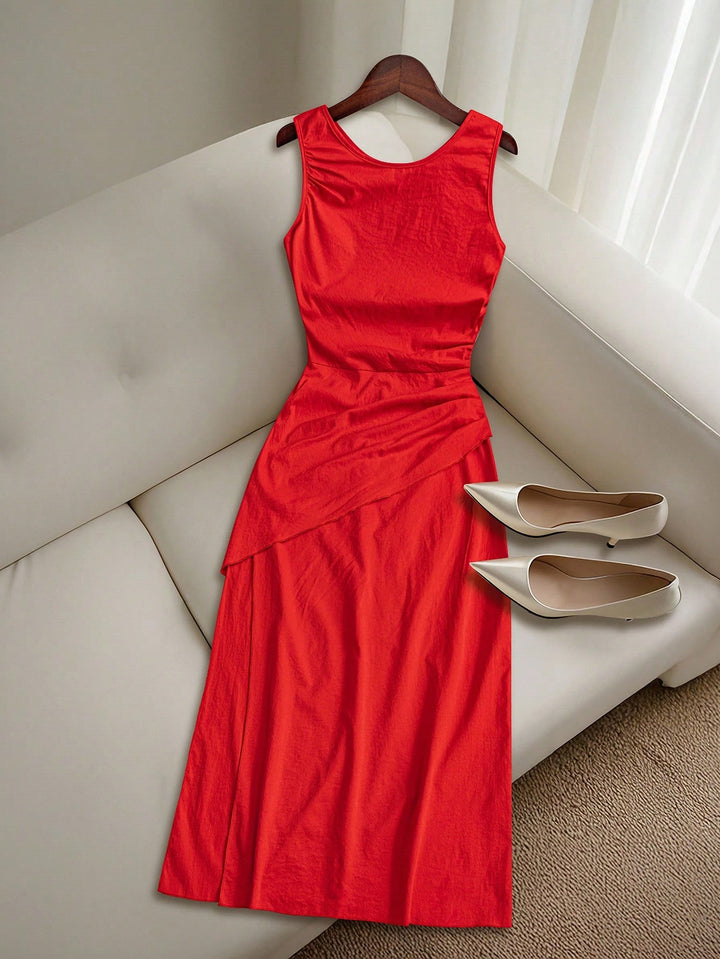 Rochie maxi SHEIN, roșu