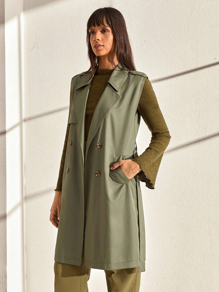 Trench SHEIN, verde