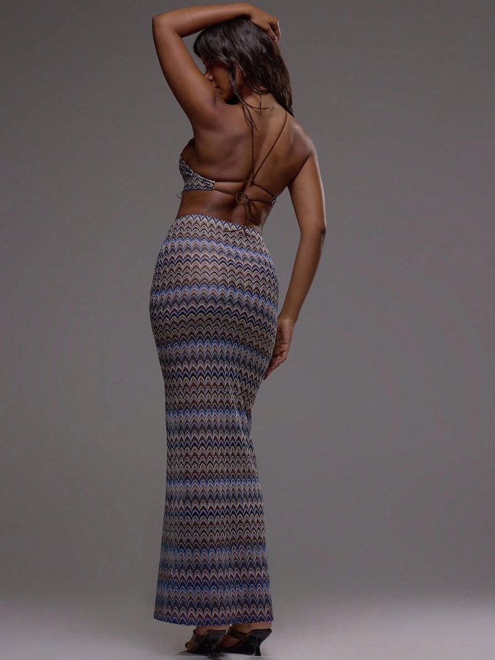 Rochie maxi SHEIN, mix culori