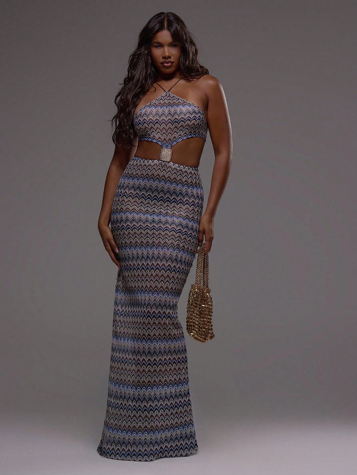 Rochie maxi SHEIN, mix culori